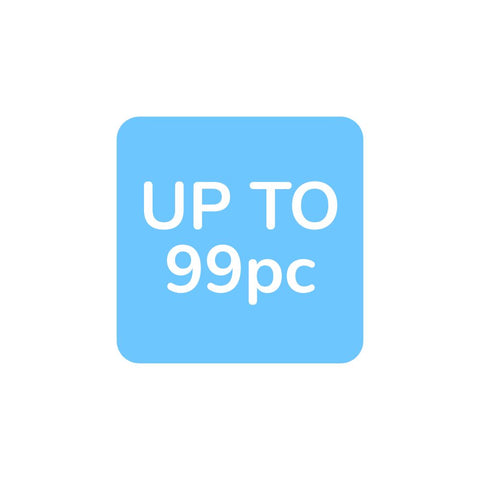 Up to 99 Pieces