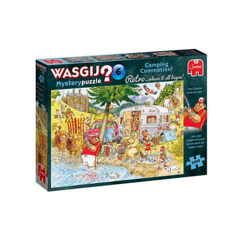 Jumbo - Wasgij? Camping Commotion Mystery No.6 1000pc Puzzle