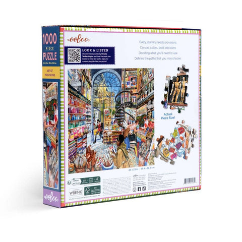 EeBoo - Artist's Provision 1000 Pc Puzzle