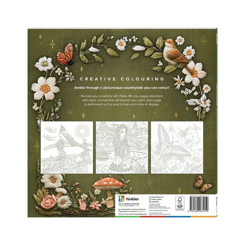Art Maker Cottagecore Colouring Book