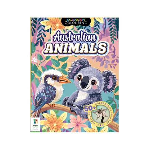 Kaleidoscope Sticker Colouring Australian Animals