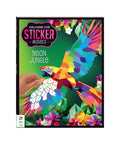 Kaleidoscope Sticker Mosaics Neon Jungle