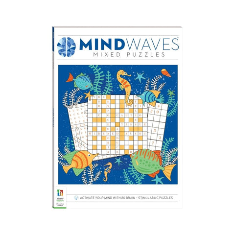 Mindwaves Puzzle Book Mixed Puzzles