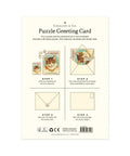 Cavallini Puzzle Greeting Card 60 Pc - Cat