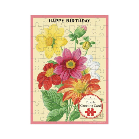 Cavallini Puzzle Greeting Card 