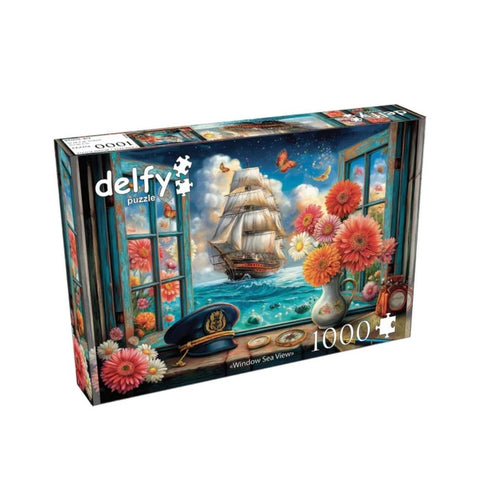 Delfy - Window Sea View 1000pc puzzle