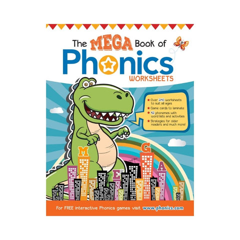 The Mega Book of Phonics Worksheets