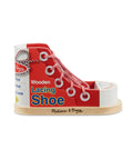 Wooden Lacing Shoe