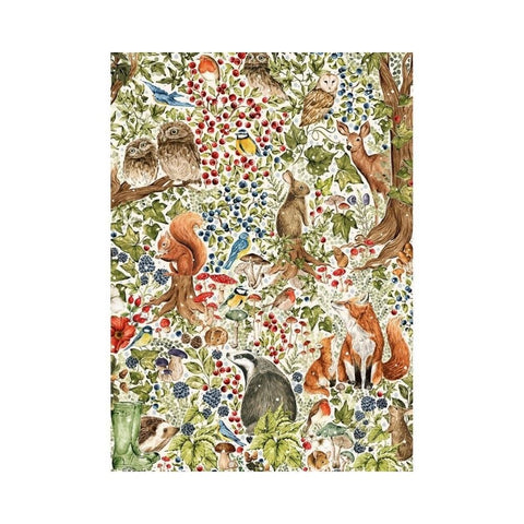 Gibsons - Art File Woodland Wildlife 1000pc puzzle