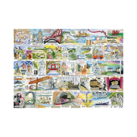 Gibsons - British & Brilliant 1000pc puzzle