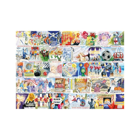 A Year In Great Britain 1000 piece puzzle