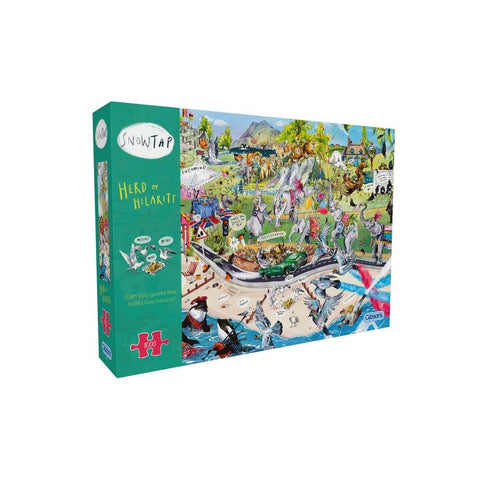 Herd Of Hilarity 1000 piece puzzle