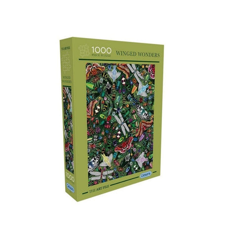 Gibsons - Art File Winged Wonders 1000pc puzzle
