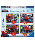 Marvel 4 In A Box Ultimate Spiderman Puzzles