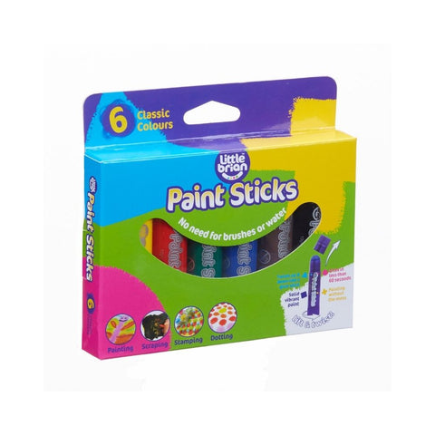 Little Brian Paint Sticks - Classic 6pk
