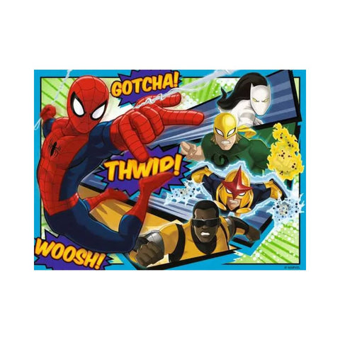 Marvel 4 In A Box Ultimate Spiderman Puzzles1
