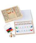 Melissa & Doug - Deluxe Wooden ABC-123 Stamp Set