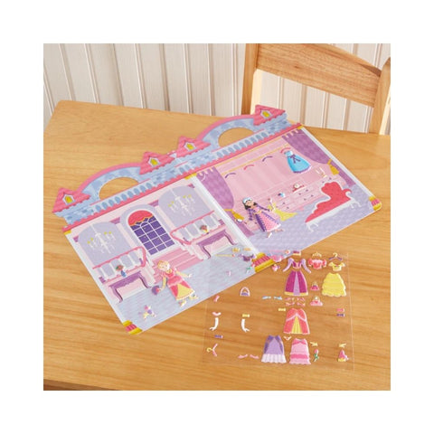 Melissa & Doug - Reusable Puffy Sticker Play Set - Princess