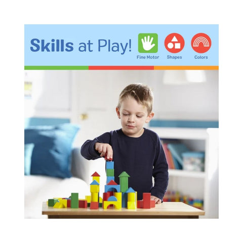 Melissa & Doug - 100 Wood Block Set