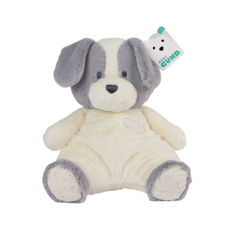 Gund - Oh So Snuggly Grey & White Puppy LGE