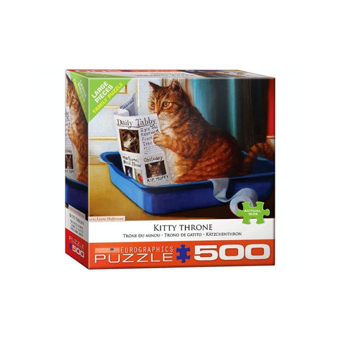 Eurographics - Kitty Throne 500-piece puzzle