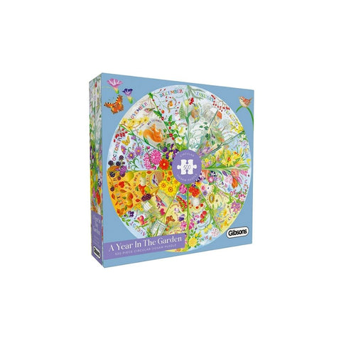Gibsons - A Year in the Garden 500-piece puzzle