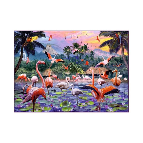 Ravensburger - Pink Flamingos
