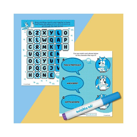Inkredibles Bluey Invisible Ink