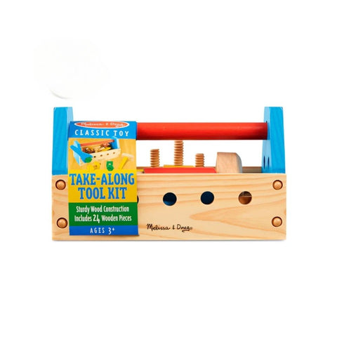 Wooden Take-Along Tool Kit