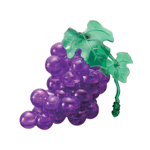 3D Crystal Puzzle - Purple Grapes 46 pieces