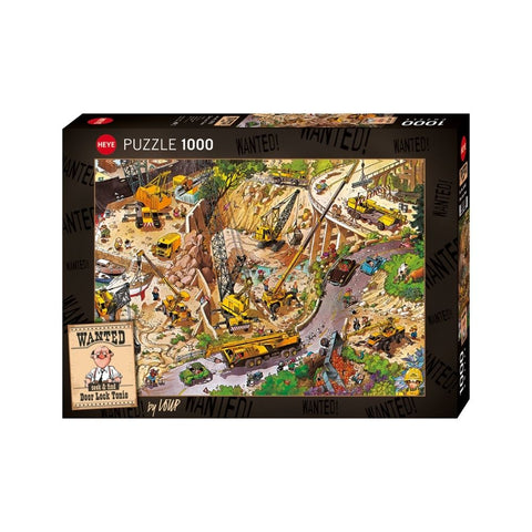 Heye - Wanted, Door Lock Tonio 1000-piece puzzle