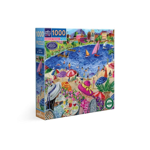 eeBoo 1000 Pc Puzzle – Lunch by the Sea