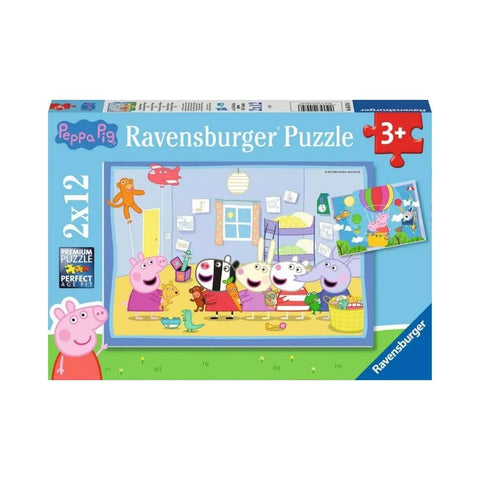 Peppa's Adventures 2x12 piece puzzle