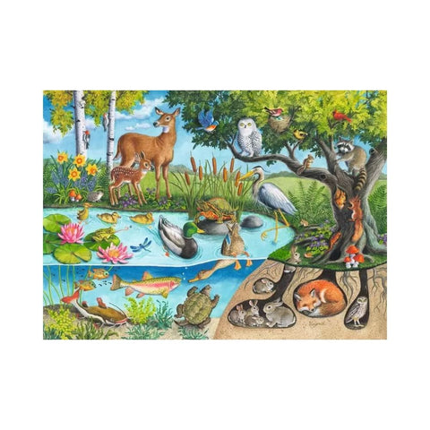 Ravensburger - Animals Above and Below 60-piece puzzle