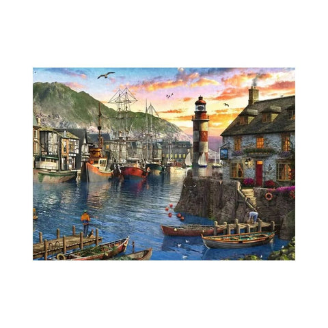 Ravensburger - Sunrise at the port  500-piece puzzle