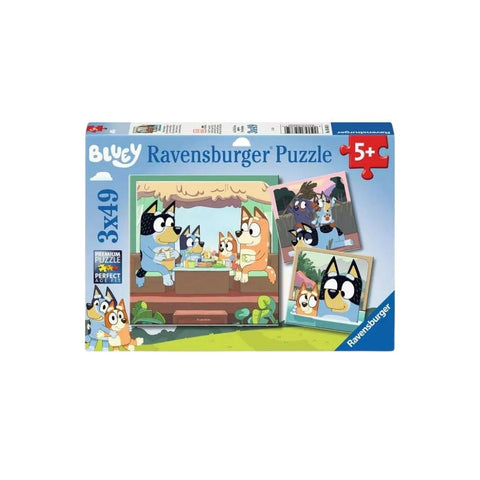 Bluey's Adventures! 3x49pc puzzles