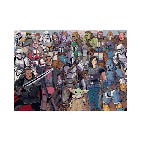 Star Wars The Mandalorian Challenge 1000pc puzzle