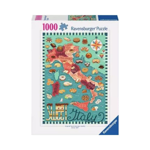 Ravensburger - Map of Italy - Sweet 1000pc puzzle