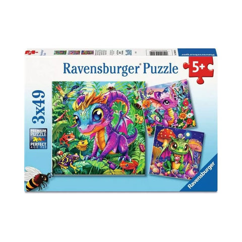 Ravensburger - Baby Garden Dragons 3x49pc