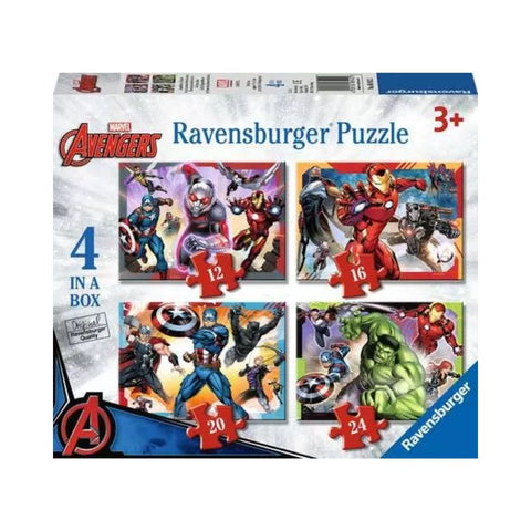Ravensburger - Marvel Avengers 4 In A Box Puzzles