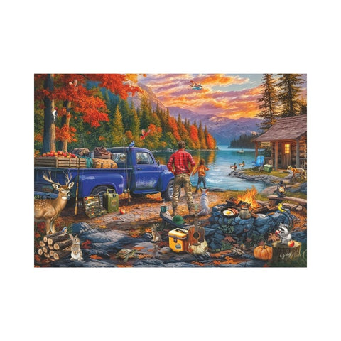 Ravensburger - Sunset Lake 300 Large piece puzzle
