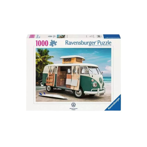 Volkswagon T1 Camper Van, 1000 piece puzzle