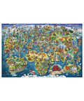 Ravensburger - Illustrated World Map 5000pc