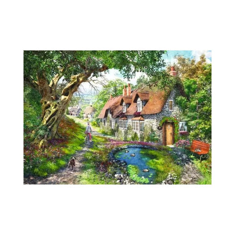 Down the Lane No1 - Flower Hill Lane, 1000 piece puzzle