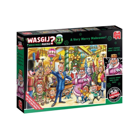 Wasgij Christmas No. 21, 2 x 1000pc Puzzles
