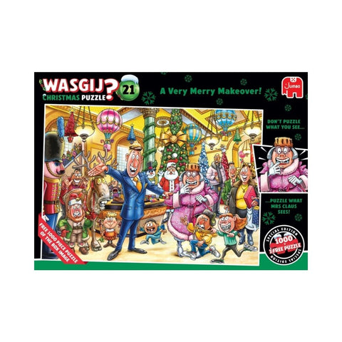 Wasgij Christmas No. 21, 2 x 1000pc Puzzles