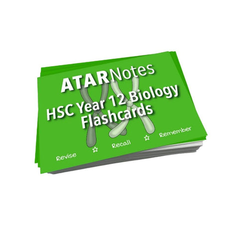 ATAR Notes - Flashcards: HSC Year 12 Biology