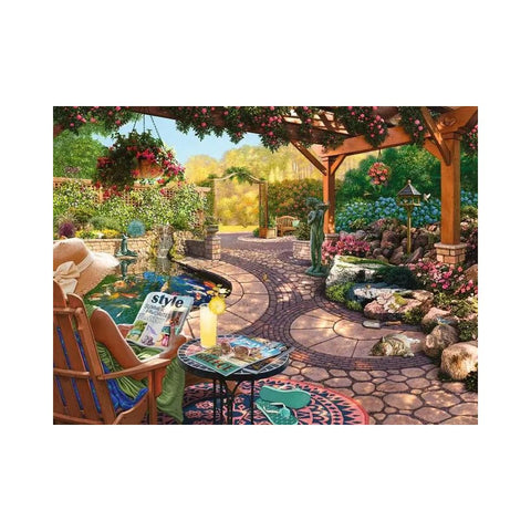 Ravensburger Cozy Backyard Bliss 750pc LGE Format Puzzle