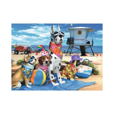 Ravensburger 100pc Puzzle No Dogs On Beach