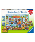 Ravensburger 2 x 12pc Puzzles Lets Go Shopping